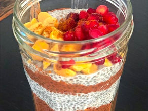 Chocolate Trifle Chia Pudding