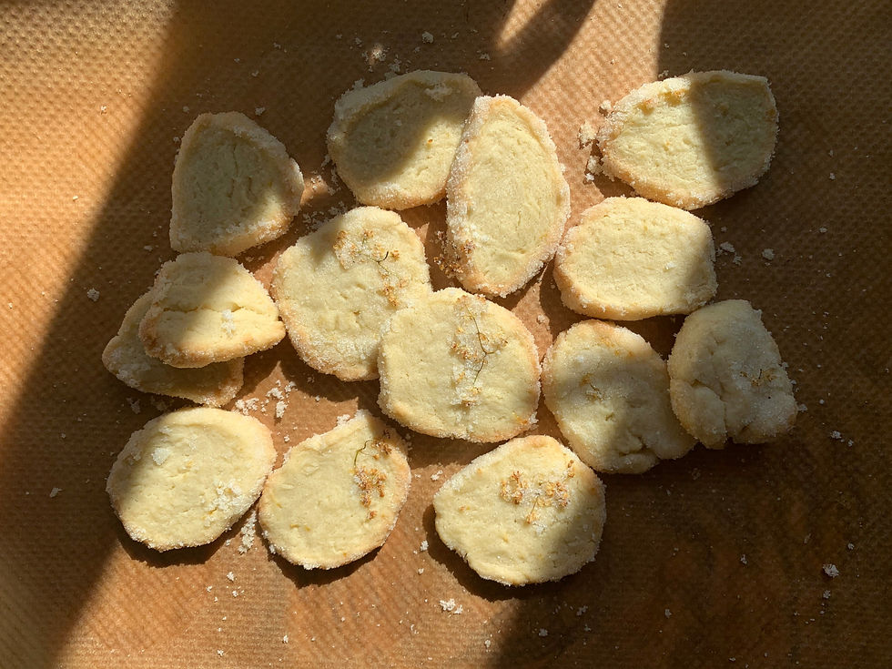 Spare Pastry Elderflower Biscuits