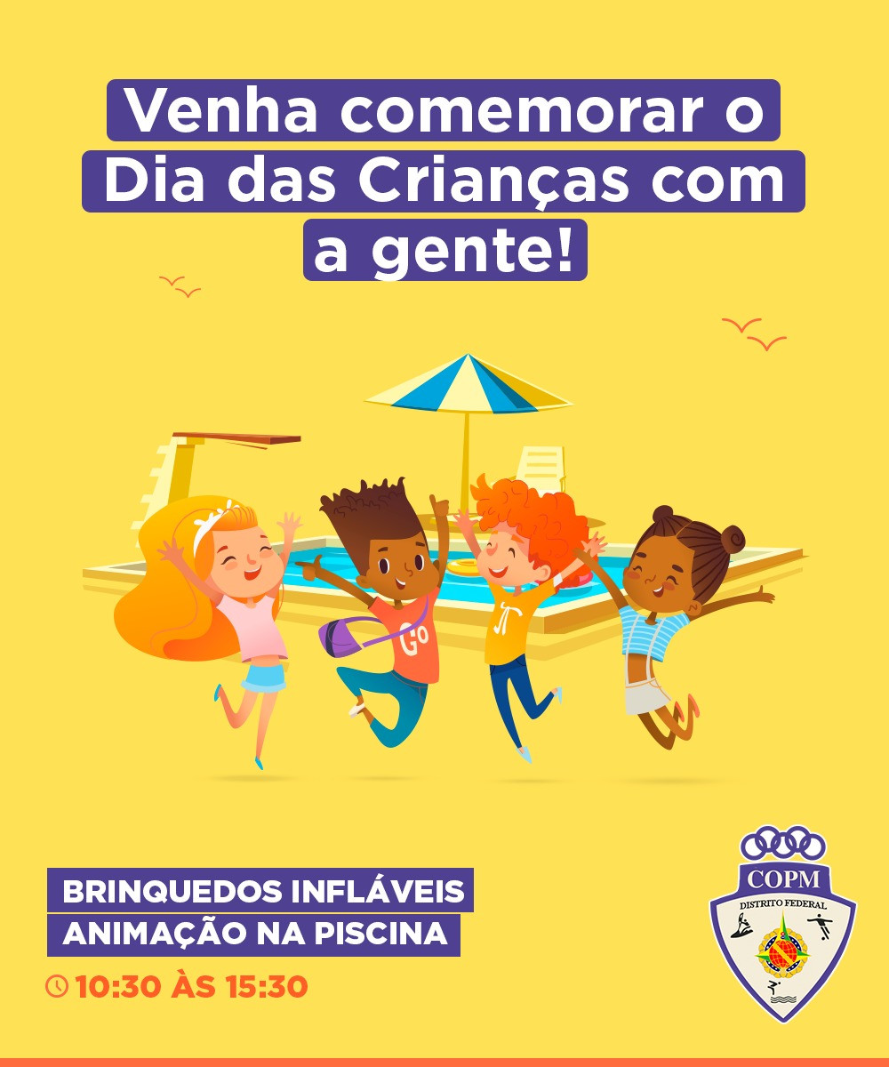 dia das crianças clube dos oficiais da policia militar do df