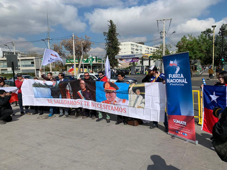 Fuerza Nacional realiza manifestación en homenaje a la gesta libertadora del 11 de septiembre