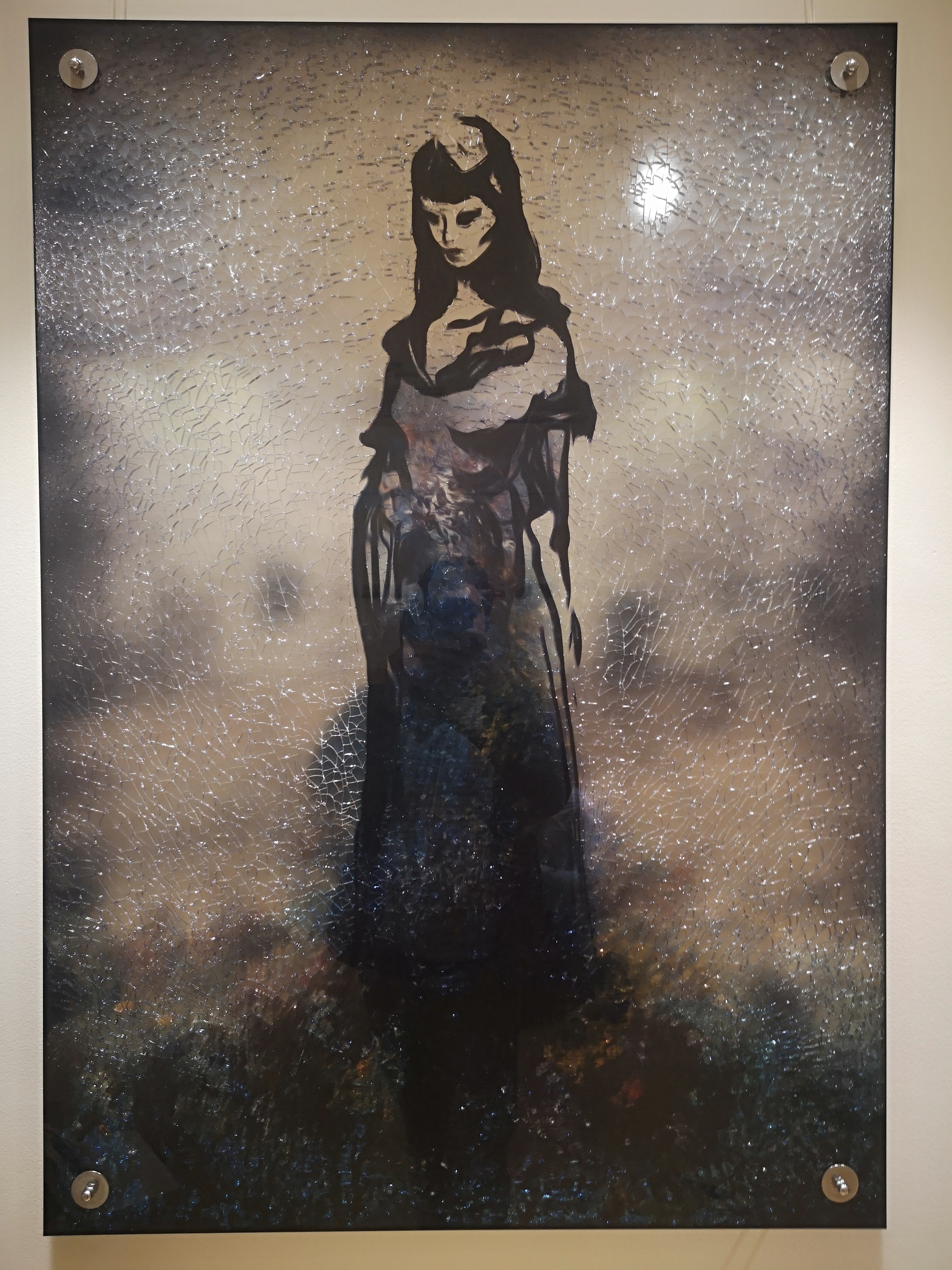 Custom made Art on Glass content media