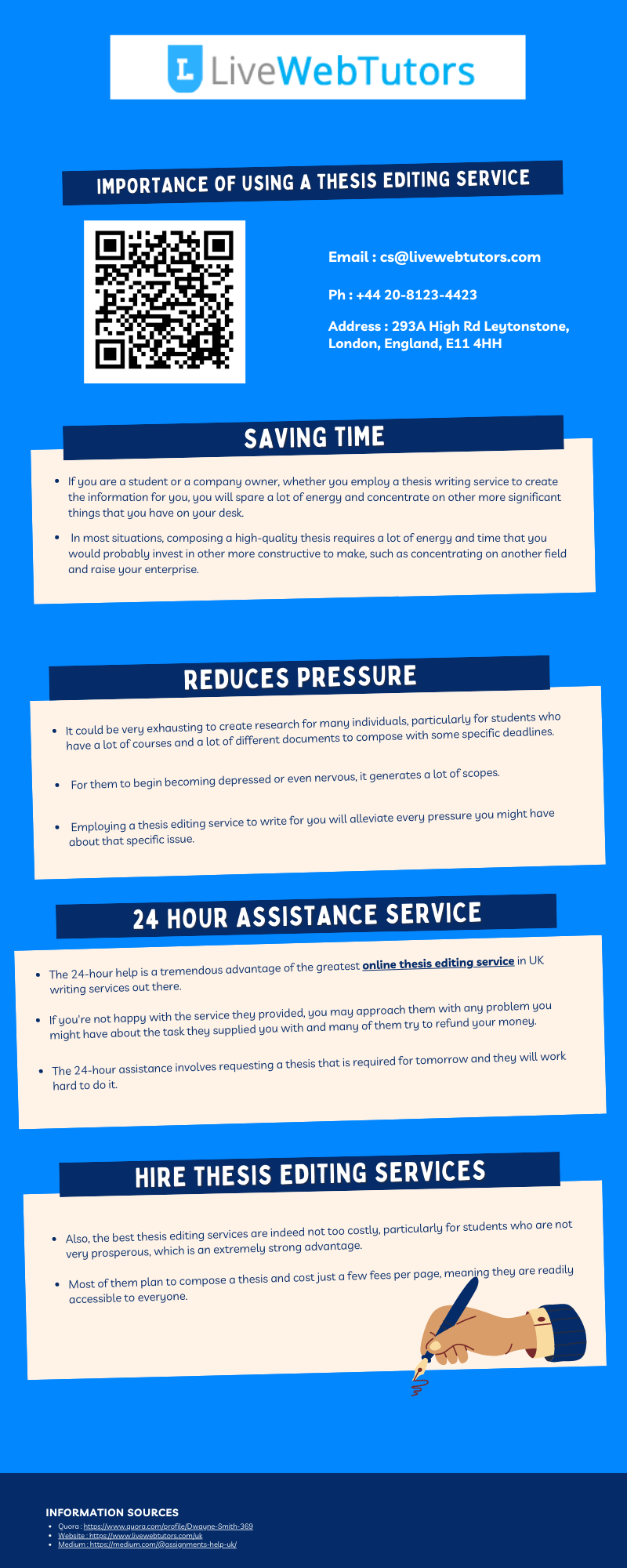 Importance of Using a Thesis Editing Service : LiveWebTutors content media