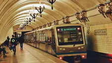 "A construção do Metro de Moscou"