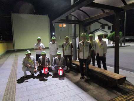 夜間パトロール隊出動!