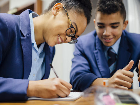 A teenager weighing up their options after GCSEs