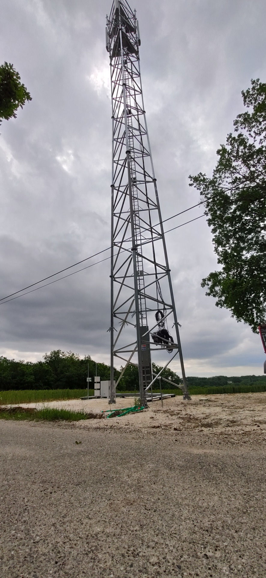 L'antenne mobile est désormais reliée au secteur