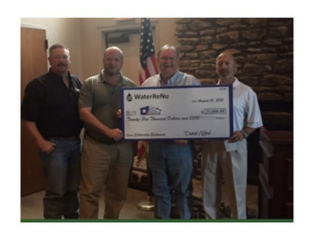Water ReNu supports Texas Builders with $25,000 Endownment Fund