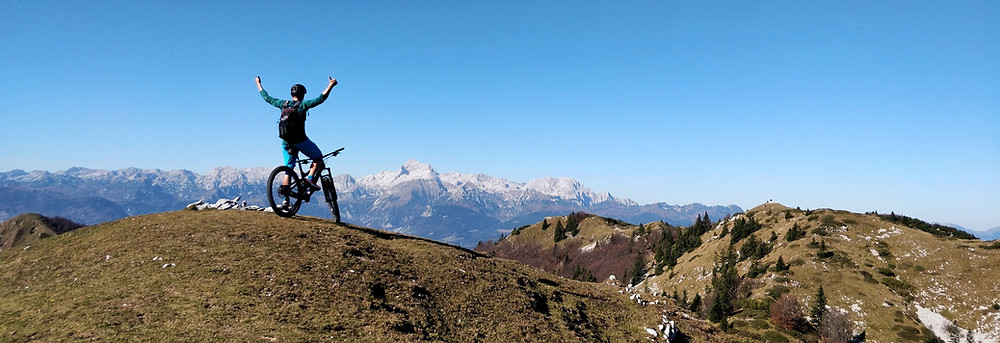 Spectacular view towards Slovenian Julian Alps