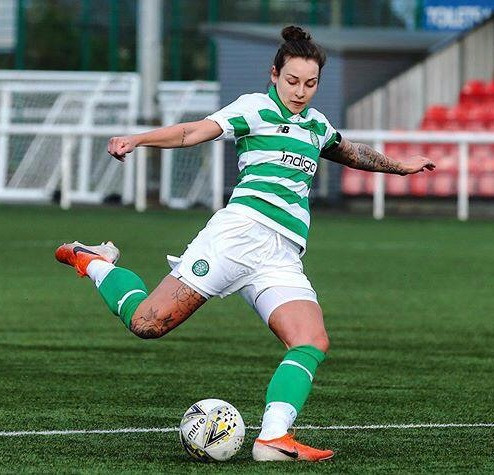 Celtic striker Sarah Ewens