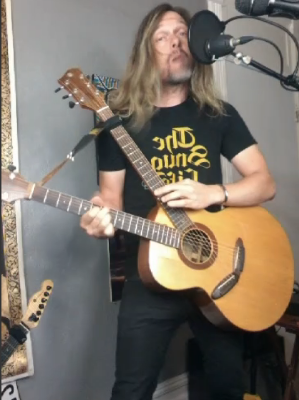 It's "Live from Terence's House"on Facebook Live! content media