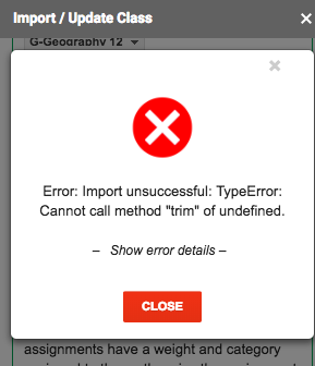 Error Message content media