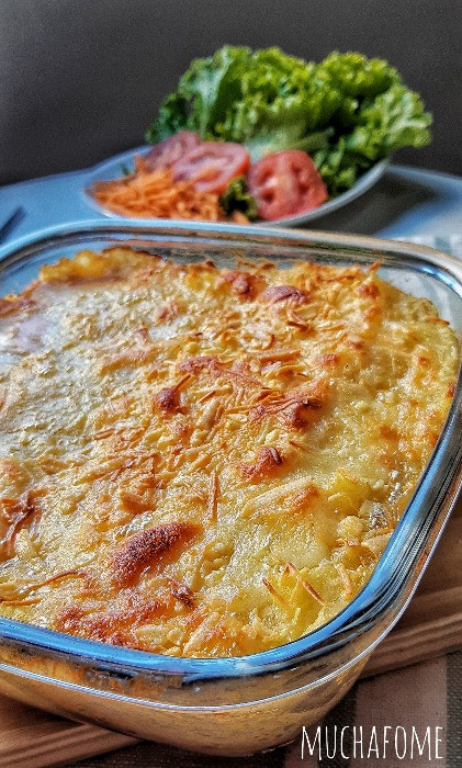 Escondidinho de carne seca