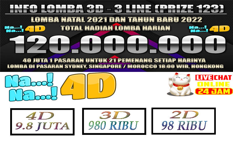 Nana4D Togel Hadiah Terbesar Prize 123 Terbesar 2022/Bet 100 Perak | Ohf
