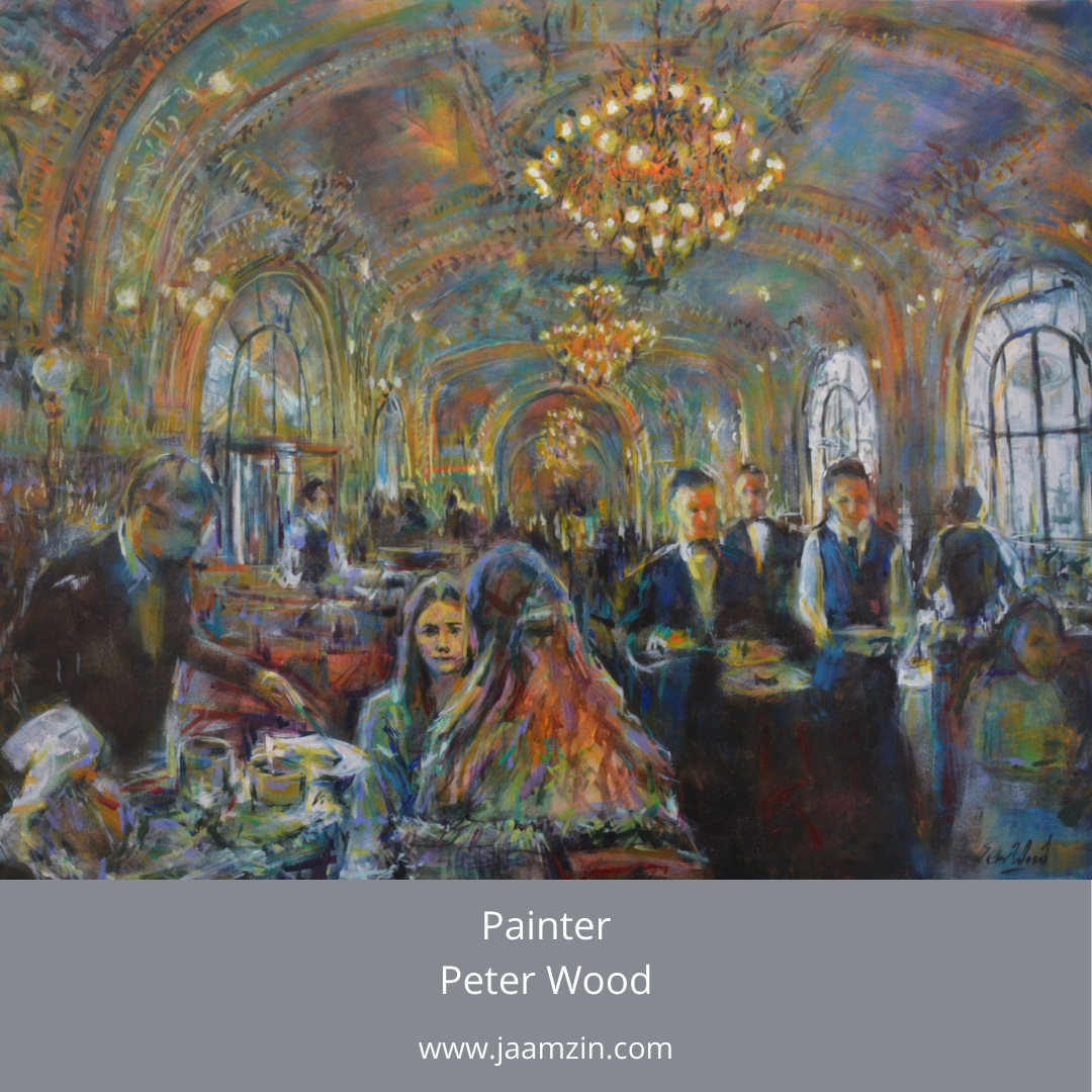 Painter Peter Wood content media