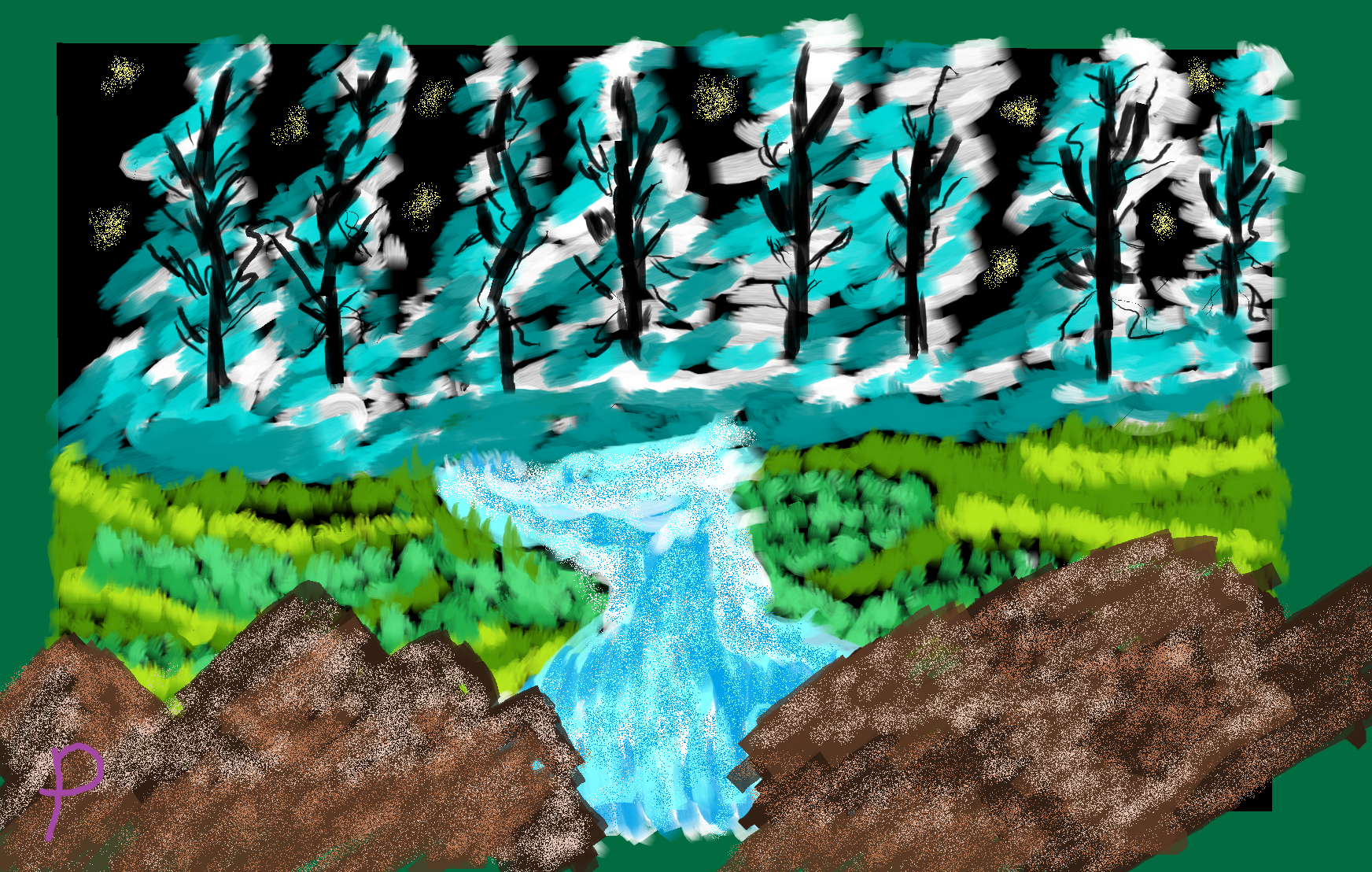 M.S. Paintings - December 2021 - Mermaid's Evening content media