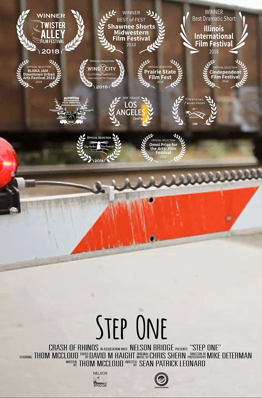 Step One short movie poster