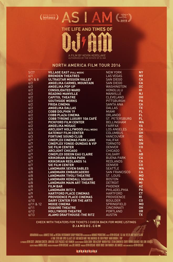 As I AM Theatrical Tour Poster content media