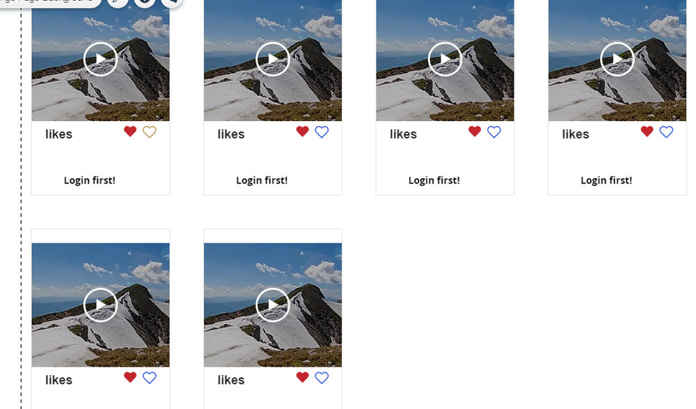 How do I add a like button (save to favorites button ...