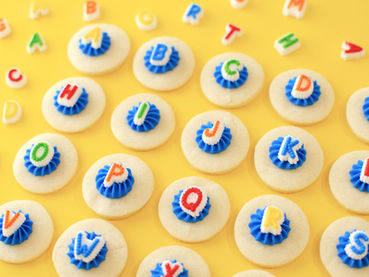 Easy Alphabet Sugar Cookies
