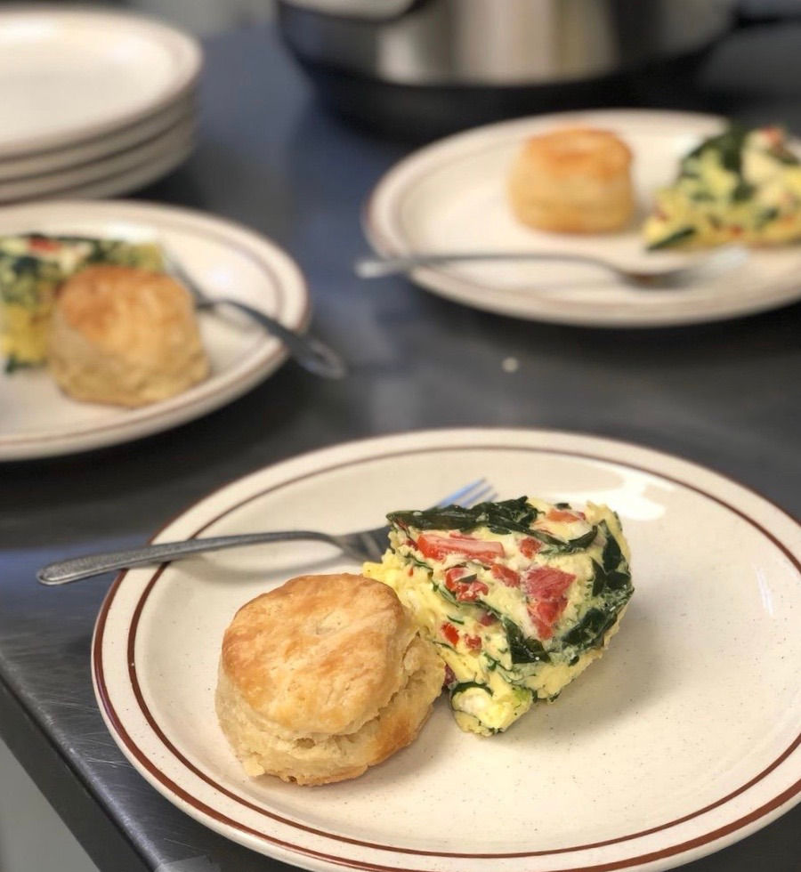 Spinach and Feta Frittata