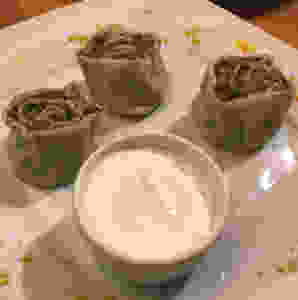 Dumplings from Pelmenya restaurant st petersburg russia