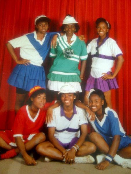 MBHS Cheet team'89 and '90 l-r
Vannia Messado, Dionnne Drummond, Sharon Jackson, Beneive Smart. Judithin Mais and Diana Morgan content media