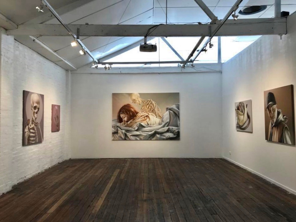The Juddy Roller Gallery in Melbourne held an exhibition with art from Australian Sam Bates; known for his Street Art and huge Wall Art and Murals around the world