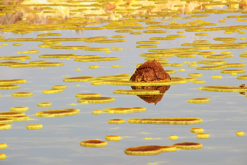 volcan Dallol dans le désert Danakil