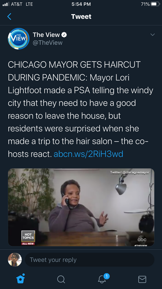 Chicago Mayor Lori Lightfoot's Recent Haircut Amid COVID-19 Pandemic