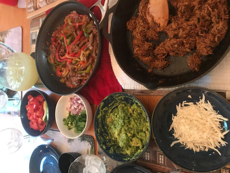 Happy Cinco De Mayo... It's the 90/10 rule, eat healthy 90% of the time. Carnitas & Fajitas.. Ole