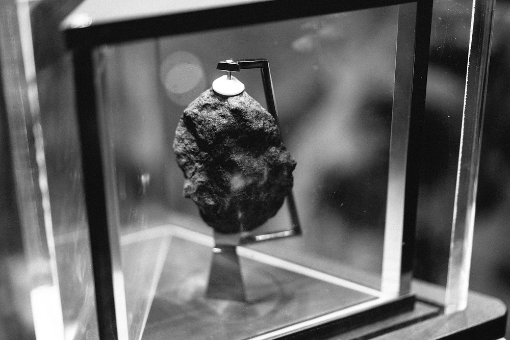 Moon rock closeup