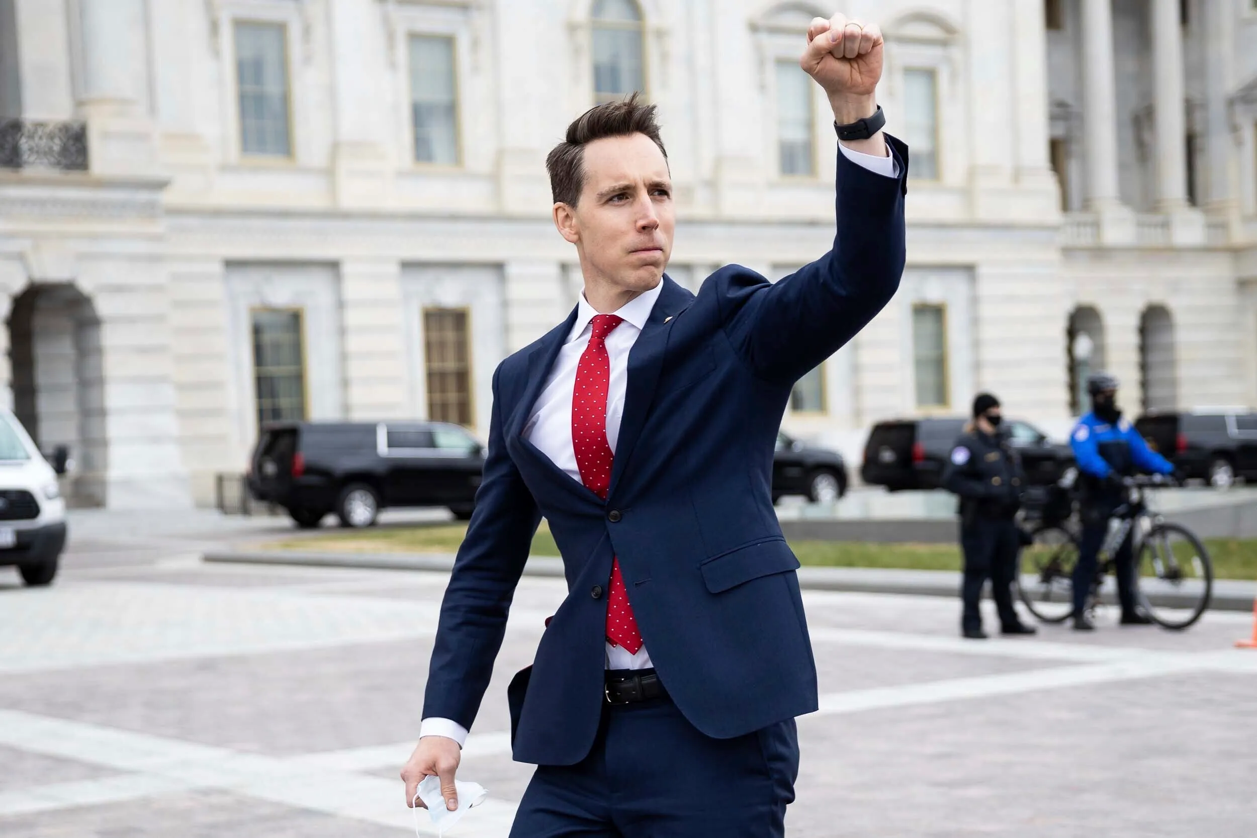 GOP Senator Who Egged On Insurrectionists Introduces Bill About Loving America content media