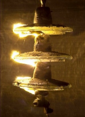Insulator flashover example