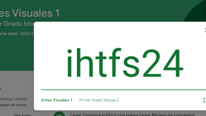 Código "Classroom" Artes Visuales 1°A, B, C, D, E, F.