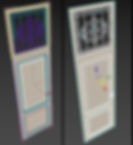 The 3DS Max screenshot of the group (which is the door)