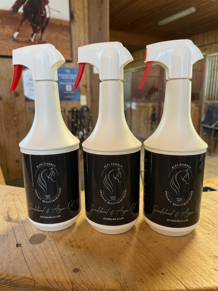 Alps Essence Trio – 3 x Mähnenspray mit Arganöl