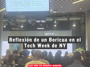 Reflexiones de un Boricua en el Tech Week de NY