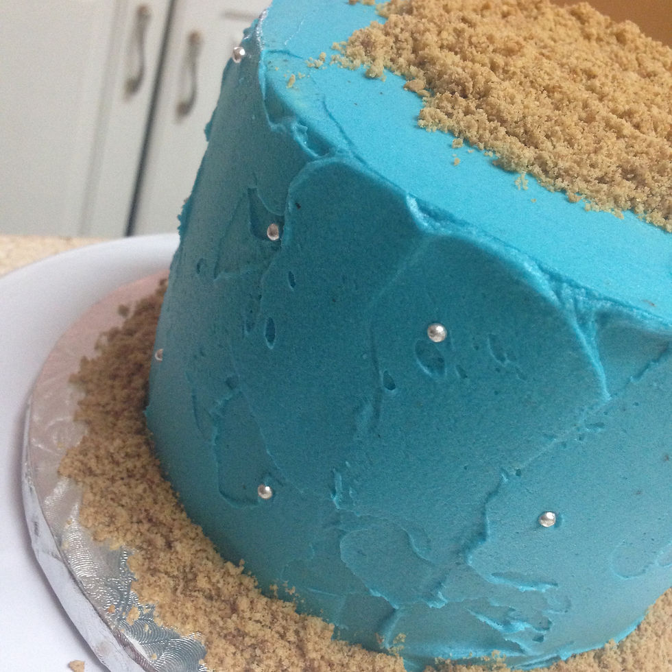 Close Up! Beach Cake