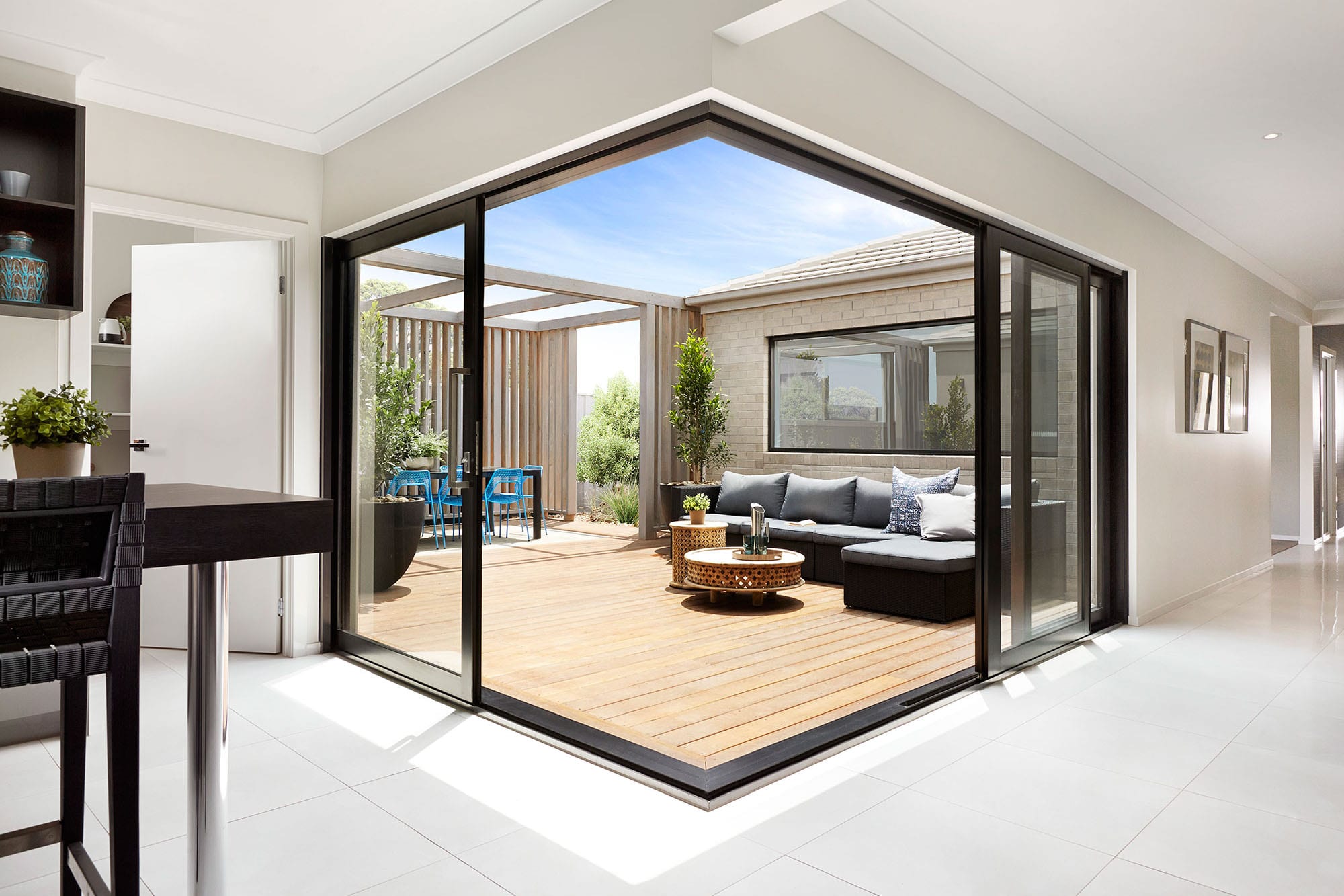 External Pocket Sliding Doors Hidden In Cavity Walls