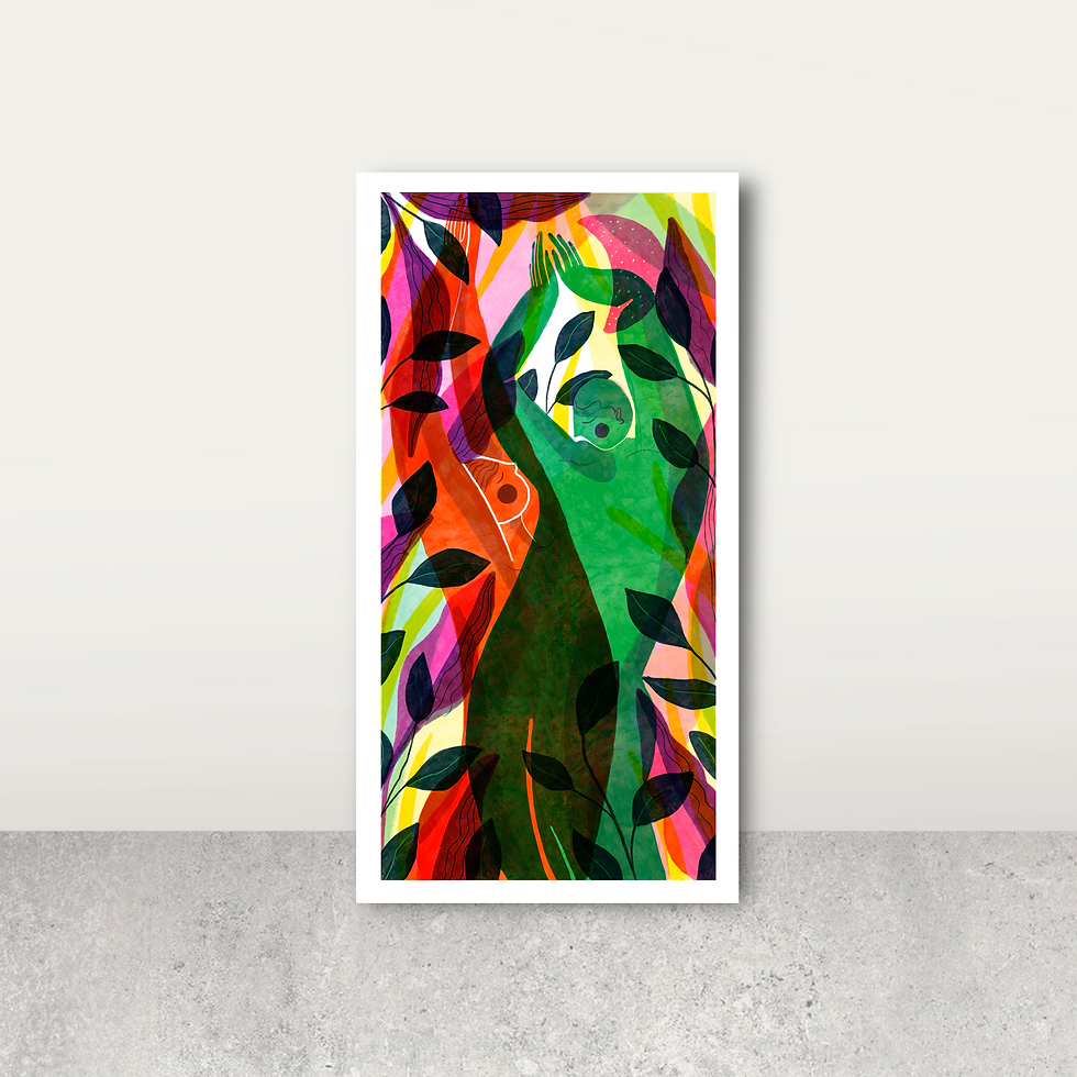 Miniature : Tirage artistique Limité 20x40 : «  La danse »