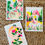 Miniature : Lot de 3 cartes postales Risographie - Émerveillement/Vie