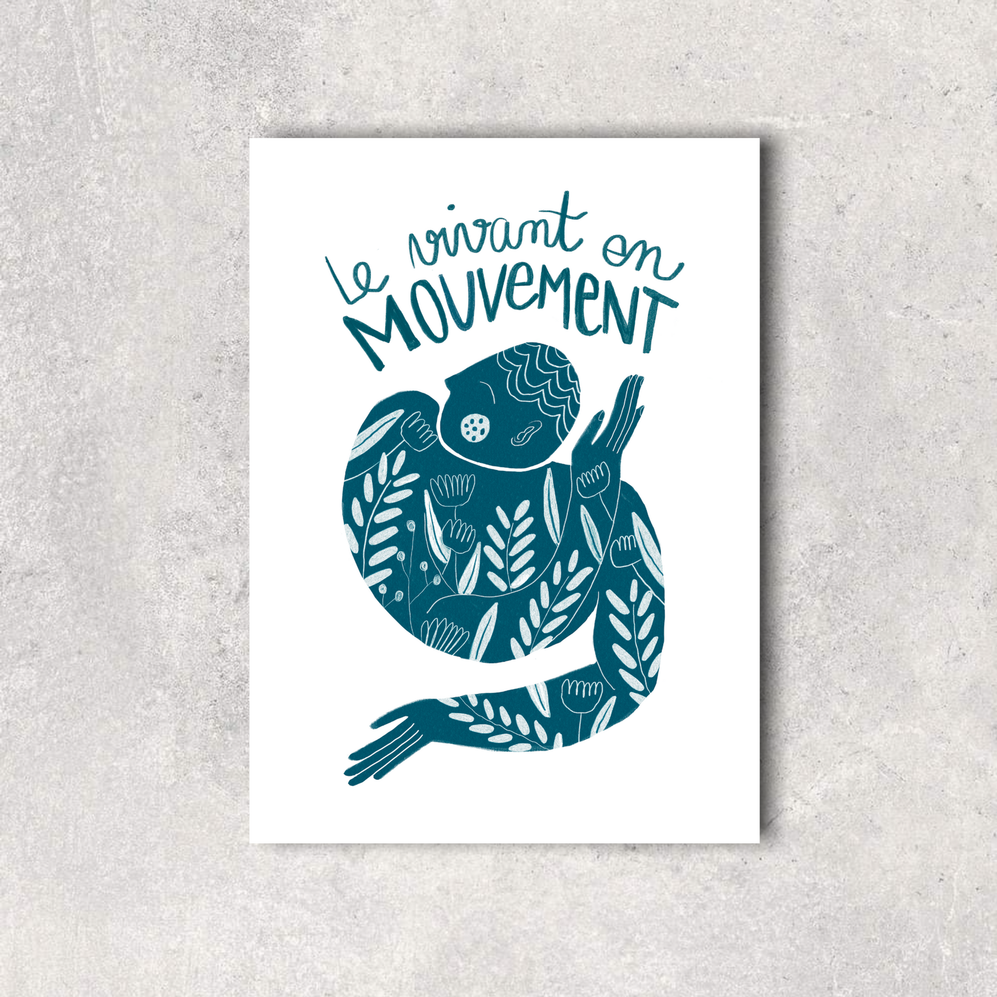 Tirage 30/40cm Artistique Limité à 100ex Le vivant en mouvement