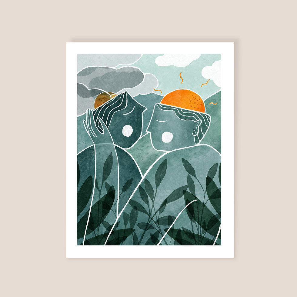 Miniature : Tirage artistique : « La vibration du coeur »