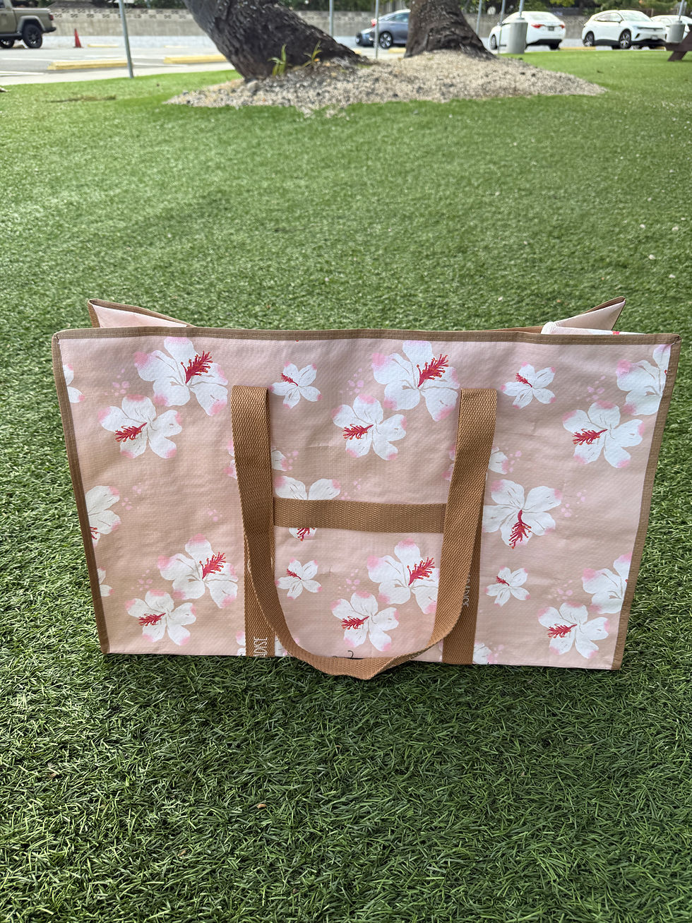 Thumbnail: Jet-set carry on bag - Hibiscus- Cream