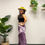 Thumbnail: Haleiwa pants - Plumeria Lei - Mauve Wine/Primrose Pink