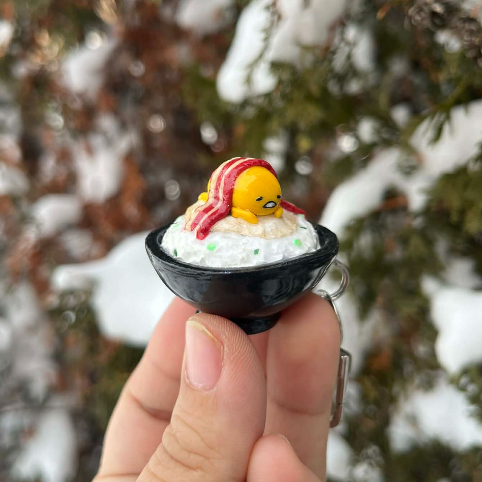 Thumbnail: Gudetama Bowl: Rice, Nori & Bacon