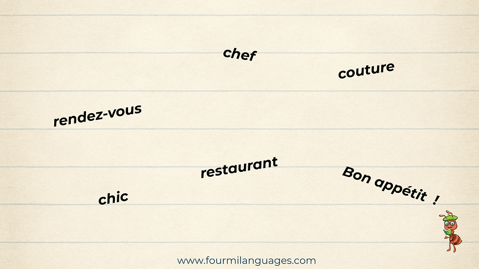 French words used in English