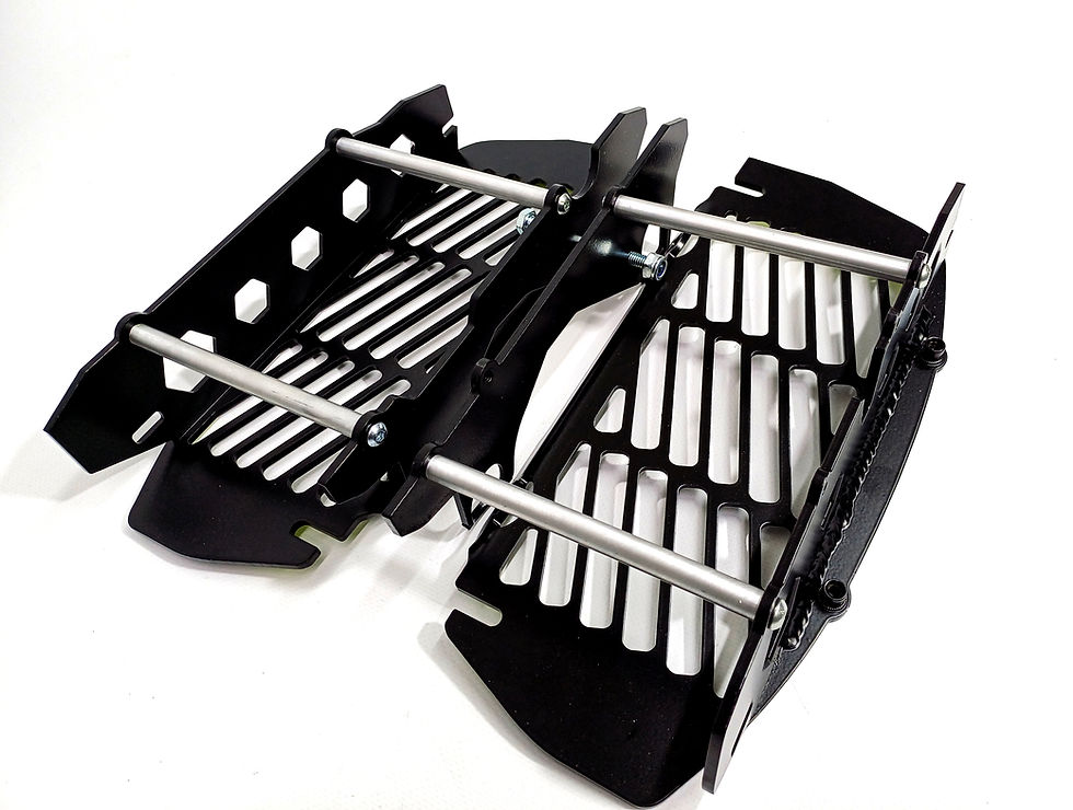 Thumbnail: MOTOES RADIATOR GUARD KIT FOR HUSQVARNA 2T/4T 2017-2019 MODELS BLCK