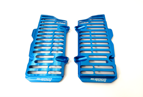 211太郎 Sherco 2025 Radiator Protection CNC Machined from Solid Aluminum