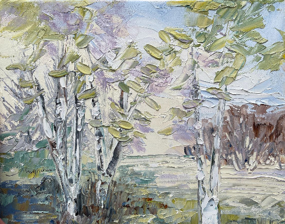 'Echoes of Serenity' original oil 8 x 10"